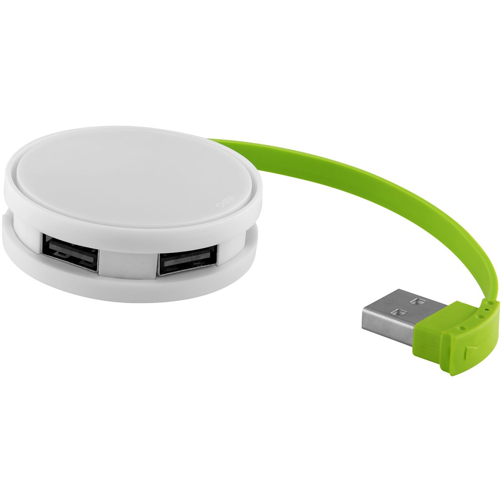Round USB-Hub mit 4 Anschlüssen