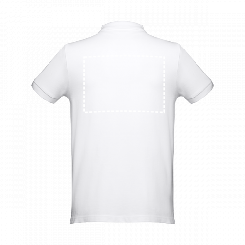 Rücken (Kurzarm-Poloshirt) - Transferdruck