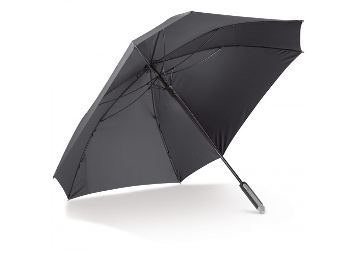 Luxus 27” quadratischer Regenschirm mit Hülle