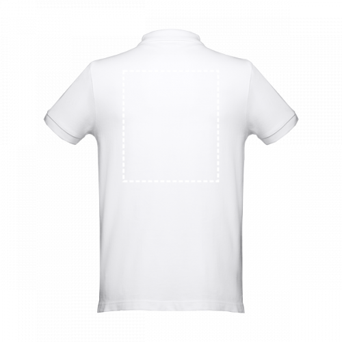 Rücken (Kurzarm-Poloshirt) - DTG - Textil Direktdruck