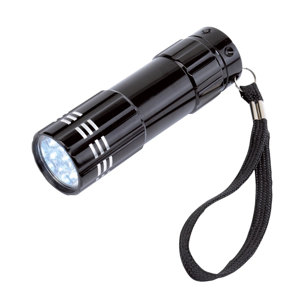 LED Taschenlampe "Powerful", schwarz
