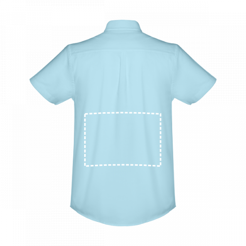 Rücken (Kurzarm-Hemd) - Textildruck