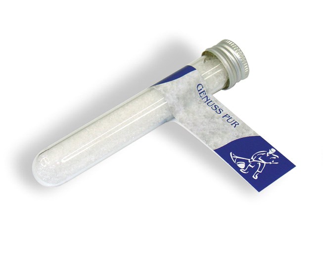 Reagenzglas Meersalz, 1-4 c Digitaldruck inklusive